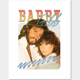 Vintage Aesthetic Barry Gibb 80s Posters and Art